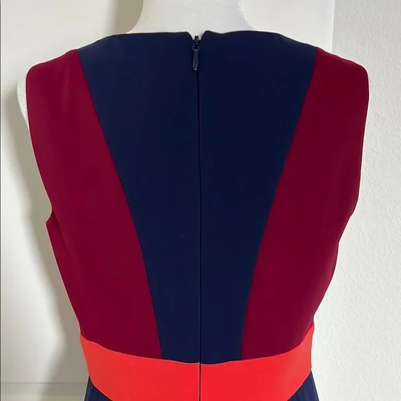 EUC BCBG Colorblock Formal Dress - 6 Petite - Picture 6 of 13